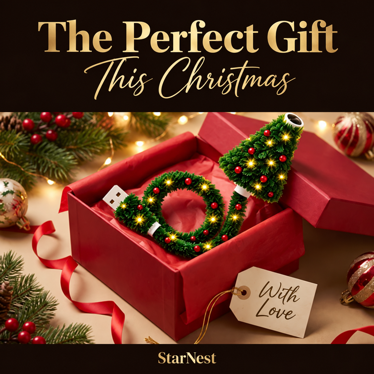 StarNest Christmas Tree Projector – Instant Holiday Magic